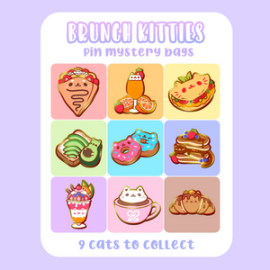 BRUNCH CATS MYSTERY PIN BAG - appleminte