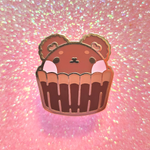 CHOCOLATE CUBCAKE PIN