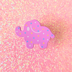 FROSTED ELEPHANT COOKIE PIN