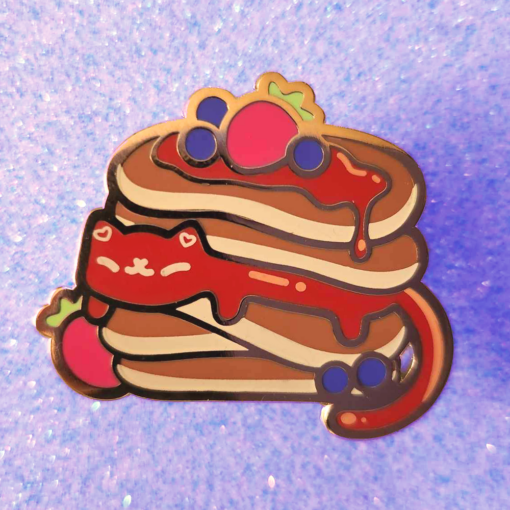 
                
                    Load image into Gallery viewer, PURRFECT PANCAKES PIN
                
            