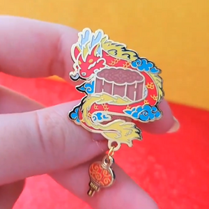  YEAR OF THE DRAGON PIN - Appleminte