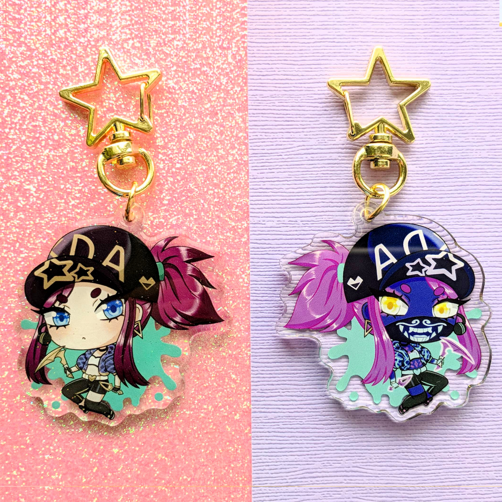 K/DA Akali Keychain