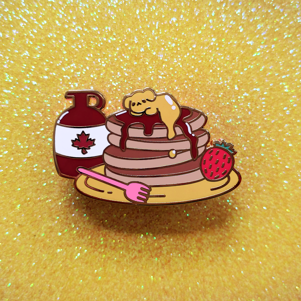 Buttery Maple Pupcakes Enamel Pin