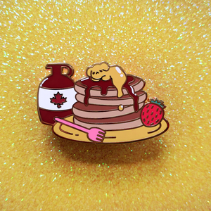 Buttery Maple Pupcakes Enamel Pin - appleminte