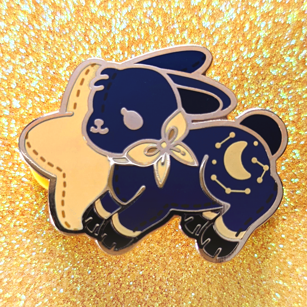 PLUSH STARRY BUNNY PIN