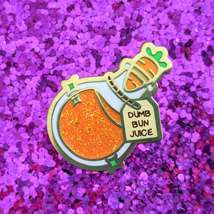DUMB BUN JUICE ENAMEL PIN - appleminte