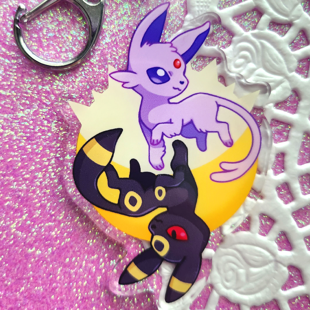 SUN & MOON KEYCHAIN