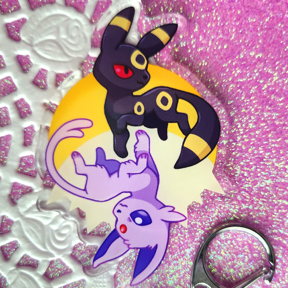 SUN & MOON KEYCHAIN