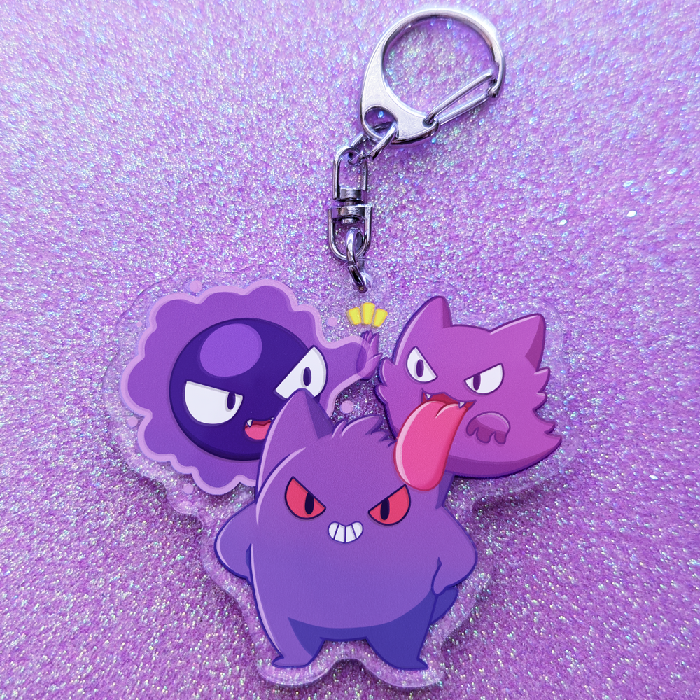 Ghostly Gang Keychain