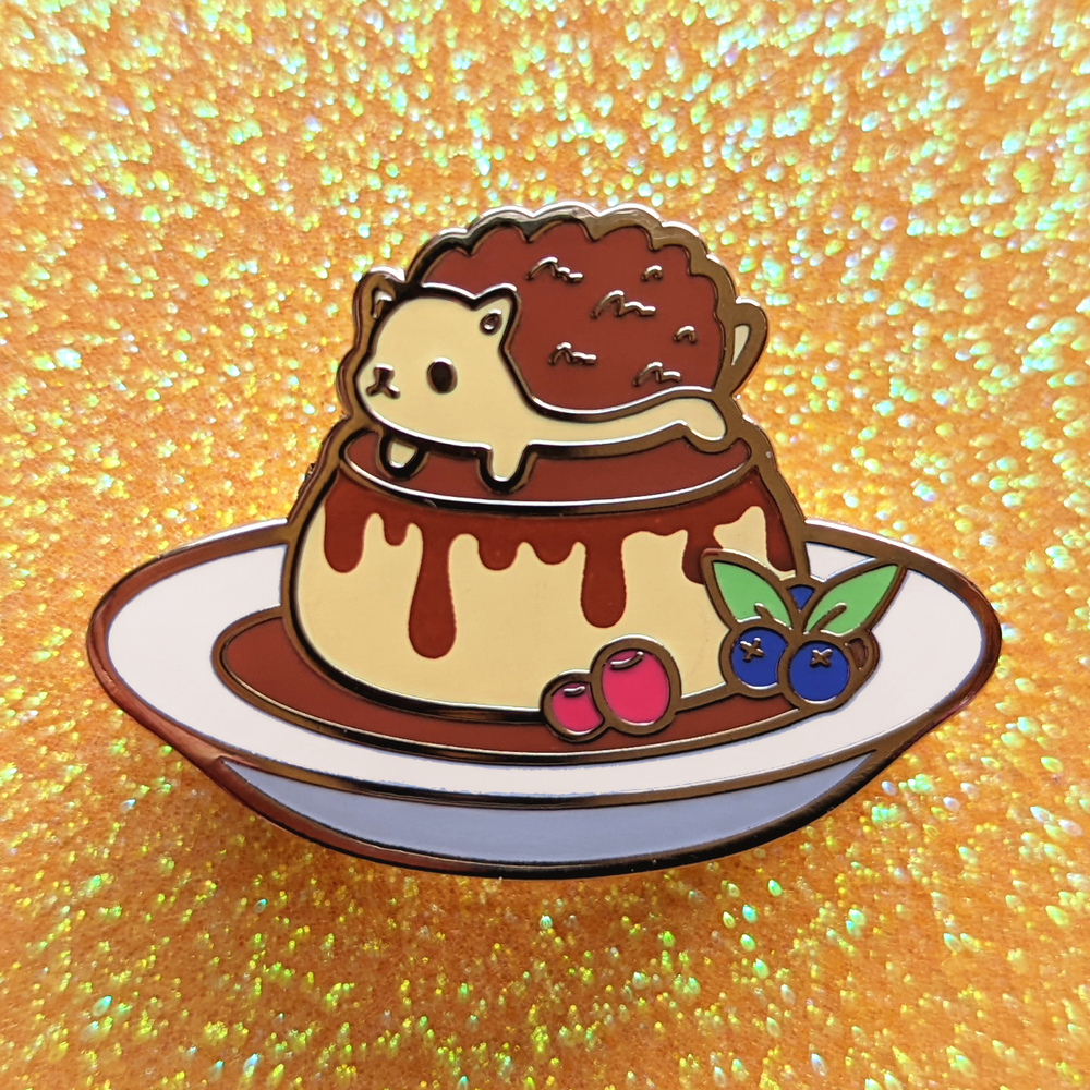 HEDGEHOG FLAN PIN