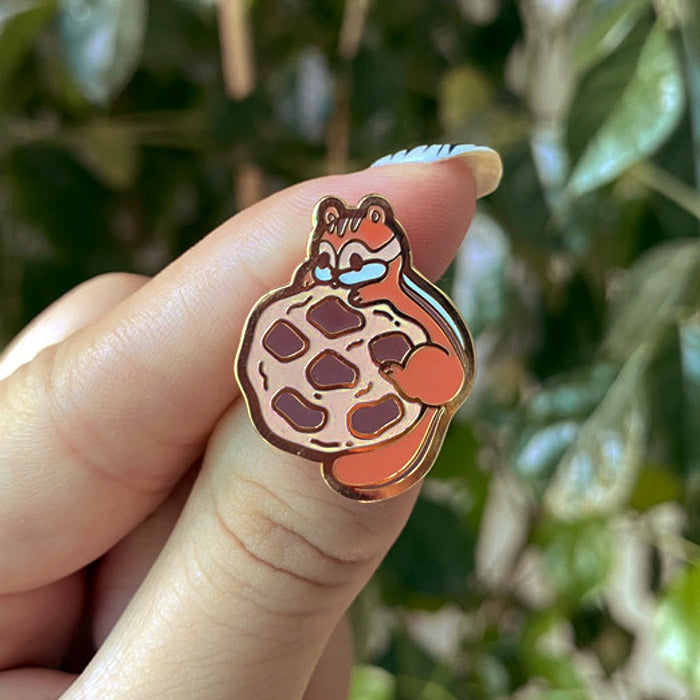 CHOCOLATE CHIPMUNK COOKIE PIN