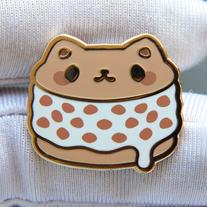 
                
                    Load image into Gallery viewer, ICE CREAM KITTY SANDWICH PIN
                
            
