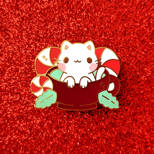Peppermint Swirl Kittea Pin - appleminte