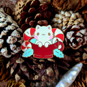 Peppermint Swirl Kittea Pin - appleminte