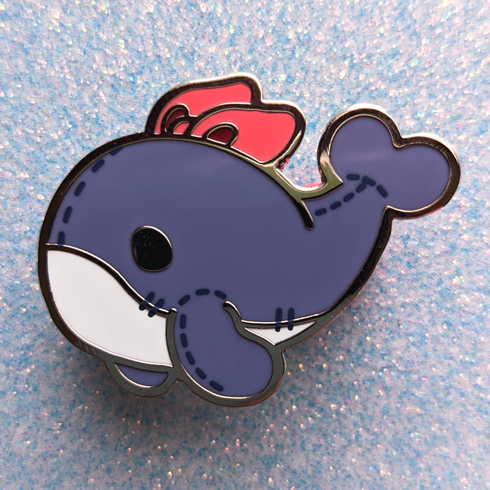 PLUSH WHALE PIN