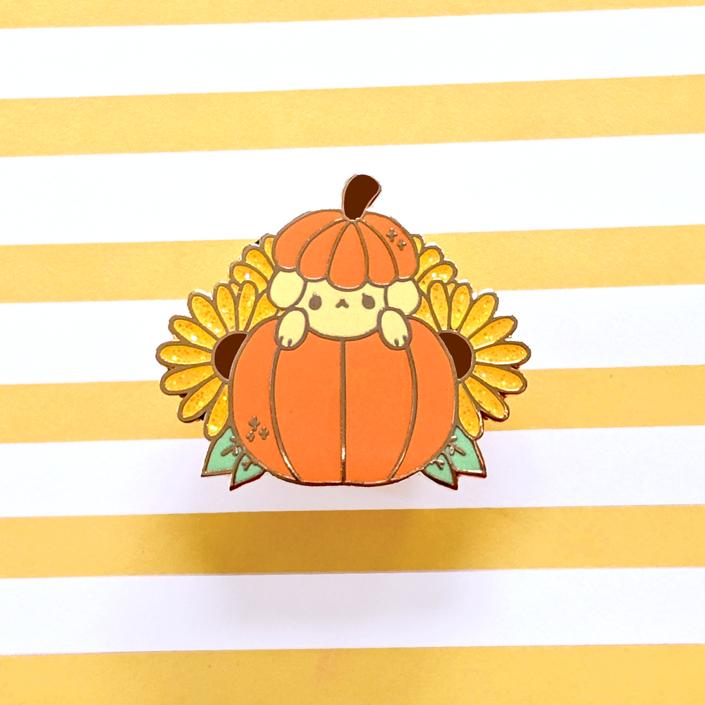 
                
                    Load image into Gallery viewer, Pupkin Enamel Pin
                
            