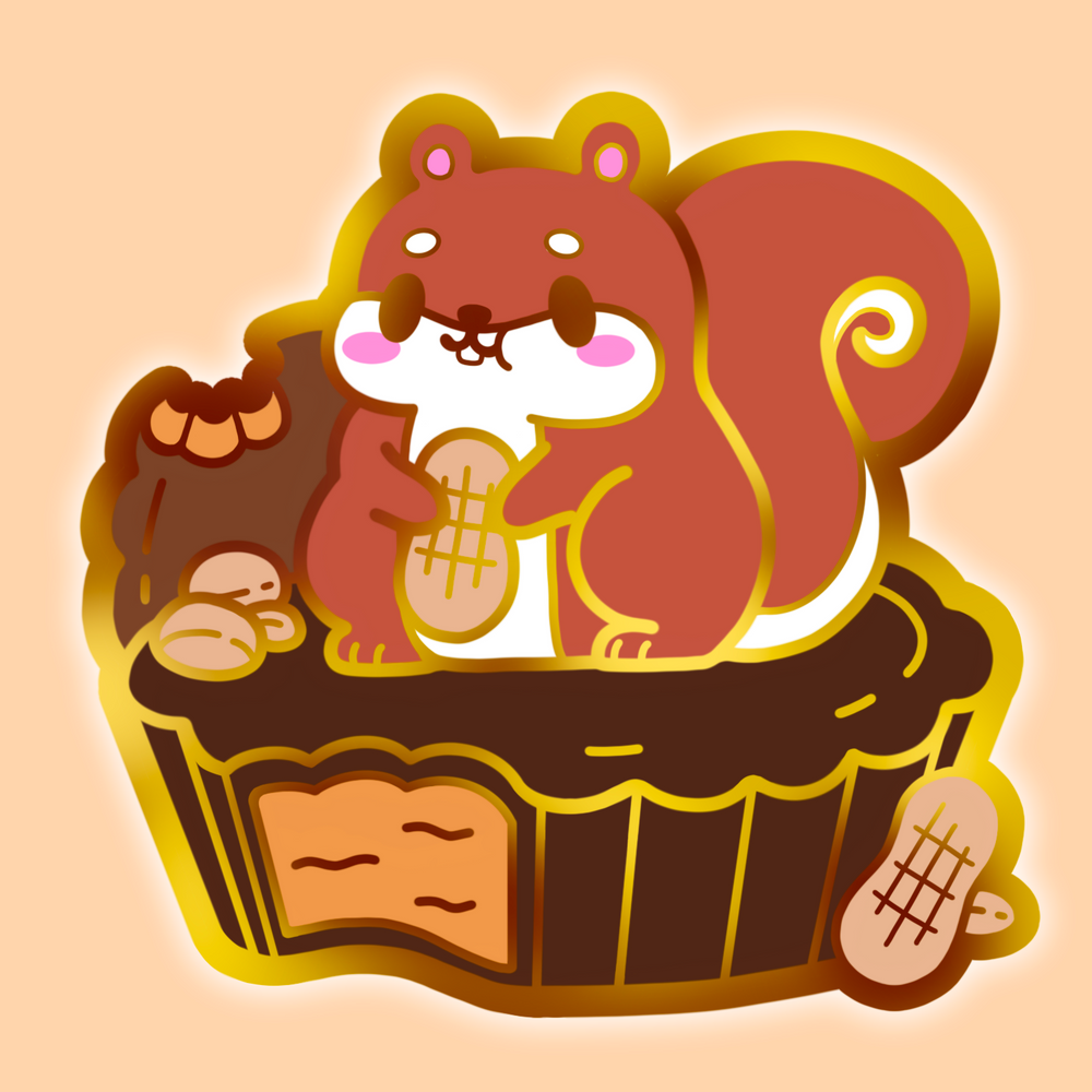 NUTTY PEANUT BUTTER CUP PIN