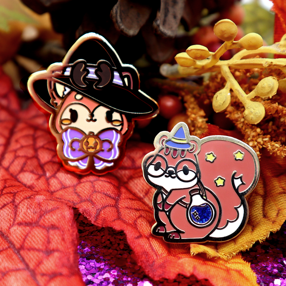 WILLOW & NUTMEG HALLOWEEN PIN SET