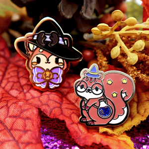 WILLOW & NUTMEG HALLOWEEN PIN SET - appleminte