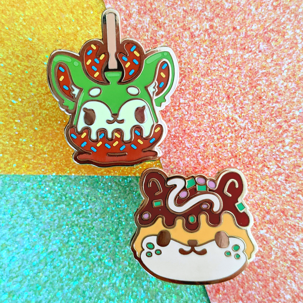 WILLOW & NUTMEG SNACKS PIN SET