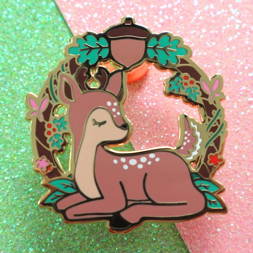 WOODLAND DEER PIN