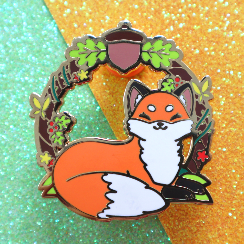 WOODLAND FOX PIN