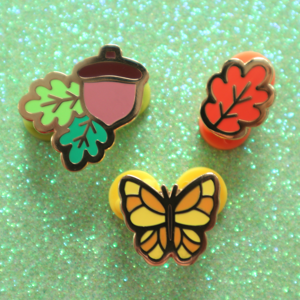 WOODLAND MINI PIN SET