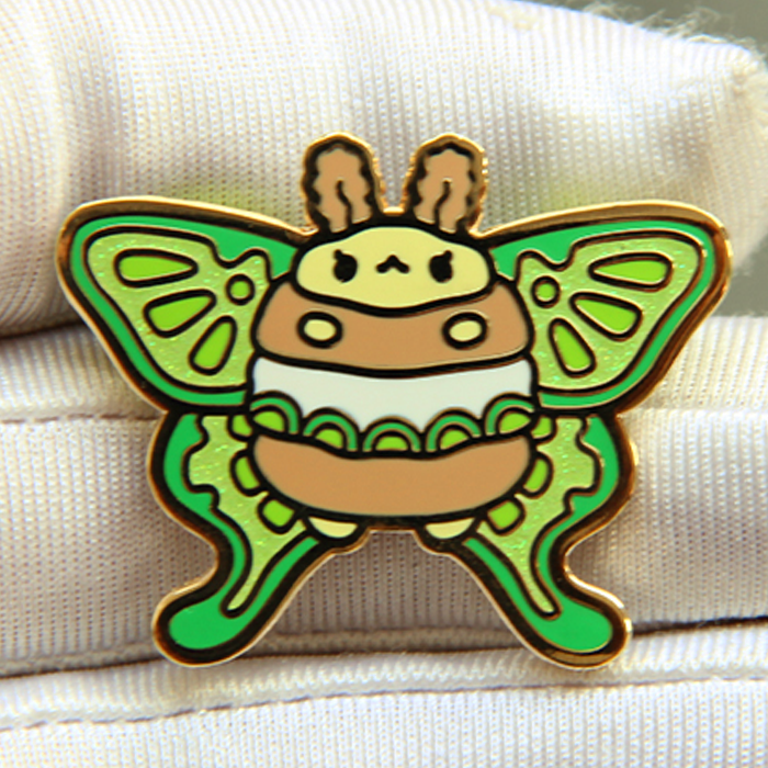 KEY LIME MOTH PIN